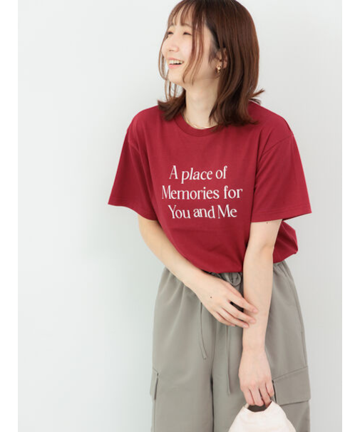【接触冷感】ロゴプリントTシャツ
