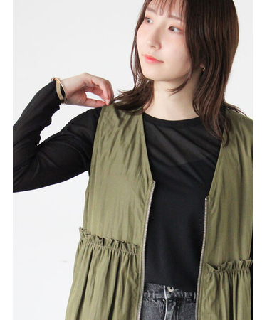 長袖シアートップス《2025autumn catalog item》