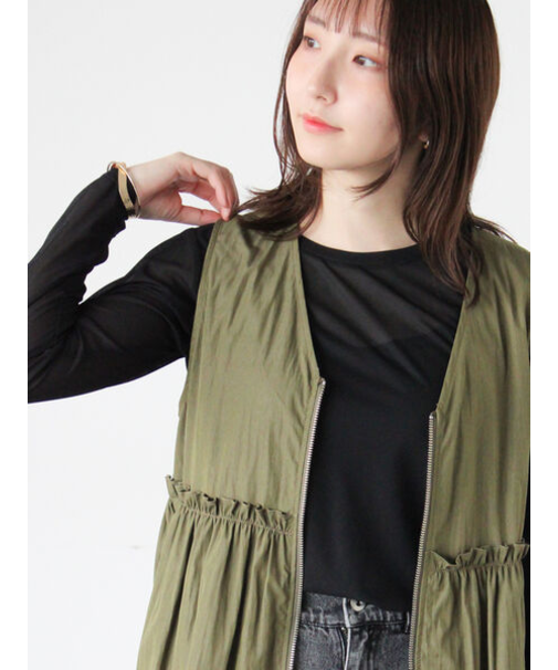 長袖シアートップス《2025autumn catalog item》