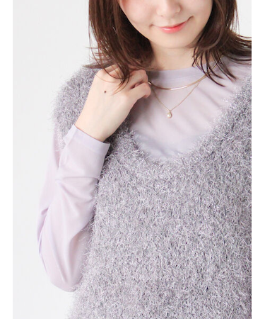 長袖シアートップス《2025autumn catalog item》