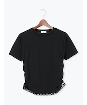 レースヘムシャーリングTシャツ