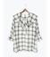 オンブレーチェックフリルブラウス《2025autumn catalog item》