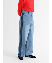 サイドラインデニムパンツ《2025autumn catalog item》
