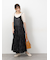しわ加工フェイクレザーキャミワンピース《2025autumn catalog item》