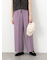 タックストレートパンツ