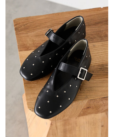 スタッズバレエシューズ《2025autumn catalog item》