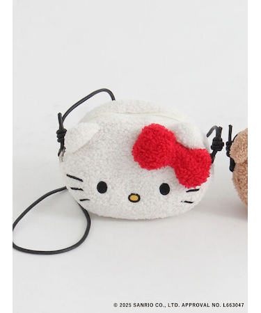 【HELLO KITTY】モチーフボアミニバッグ