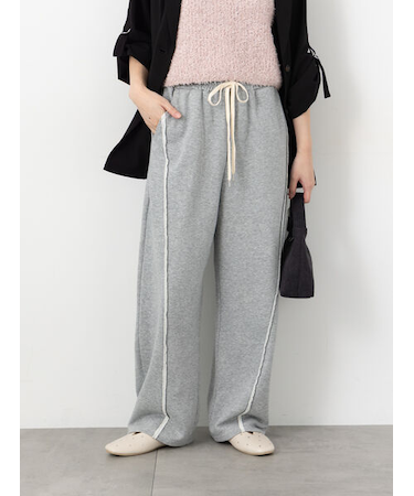アウトシームスウェットカーブパンツ《2025autumn catalog item》