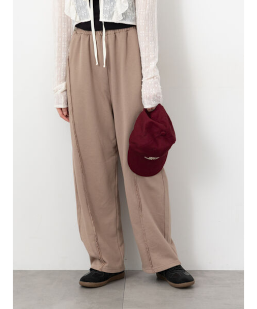 アウトシームスウェットカーブパンツ《2025autumn catalog item》