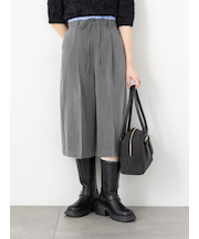 ダブルウエストクロップド丈パンツ《2025autumn catalog item》