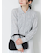 シャーリング衿付きカーディガン《2025autumn catalog item》