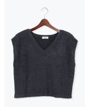 シャギーVネックベスト