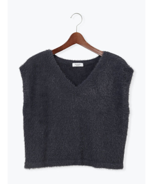 シャギーVネックベスト