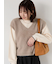 シャギーVネックベスト