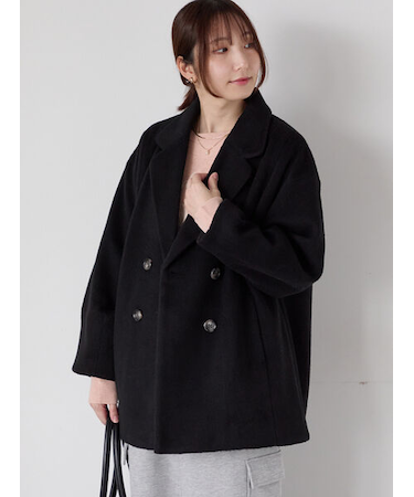 シャギーミドルコート