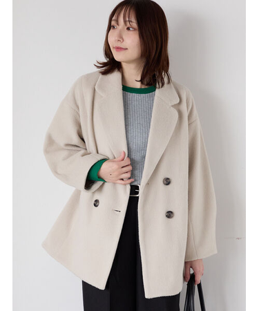 シャギーミドルコート