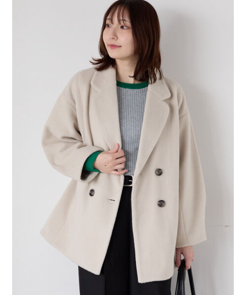 シャギーミドルコート