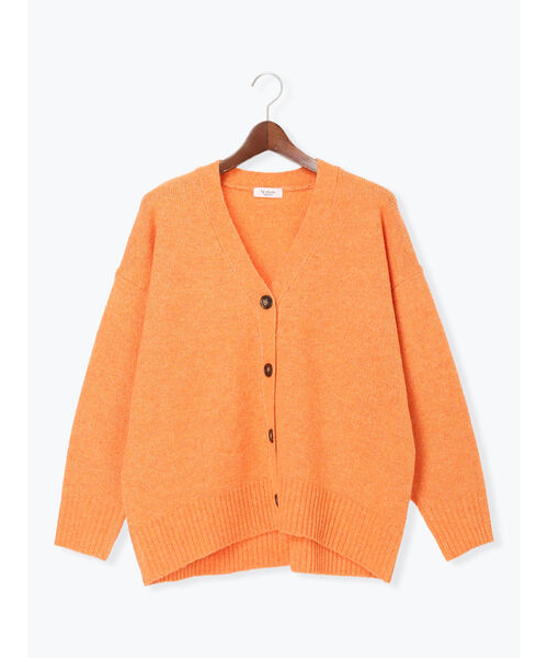 起毛ジャカードVネックニットカーディガン｜テチチ テラスの通販