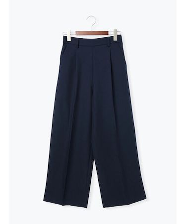 タックストレートパンツ