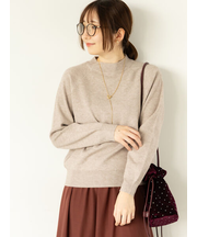 もちもちミラノリブハイネックニット