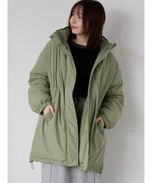 【撥水】中綿ミリタリーコート