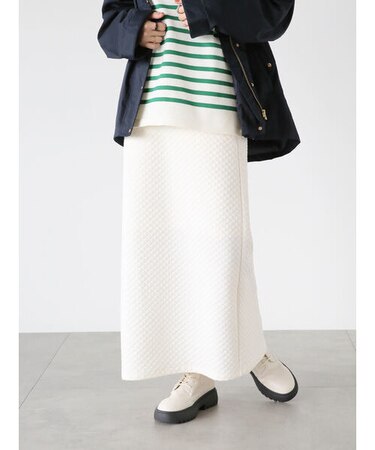 キルティングタイトスカート