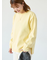 無地/柄アソート無撚糸クルーネックニット