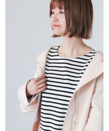 ボーダー長袖カットソー《2025spring catalog item》