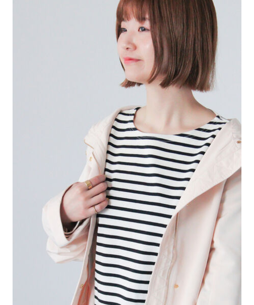 ボーダー長袖カットソー《2025spring catalog item》