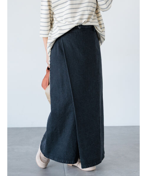 ラップ風デニムスカート《2025spring catalog item》