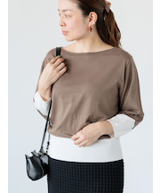 配色ニットプルオーバー《2025spring catalog item》