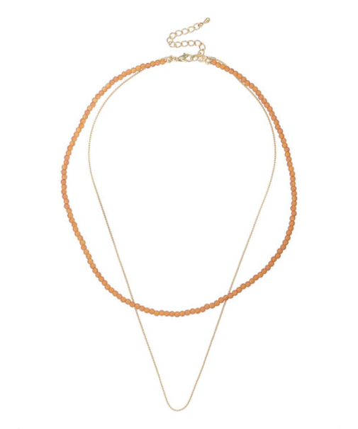 ビーズネックレス