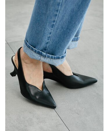 バックスリングポインテッドパンプス《2025spring catalog item》
