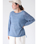 裾ドロストボートネックニット《2025spring catalog item》