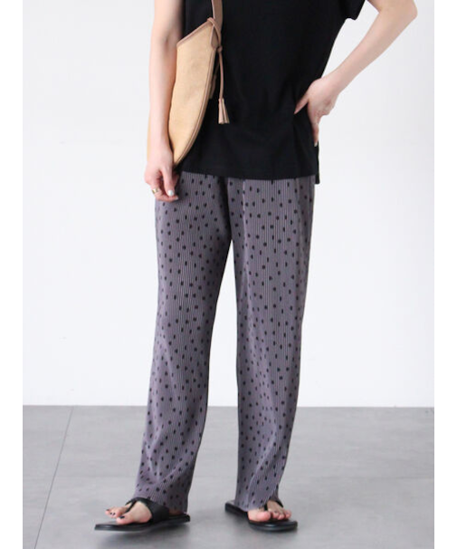 【セルフカット】柄アソートプリーツパンツ