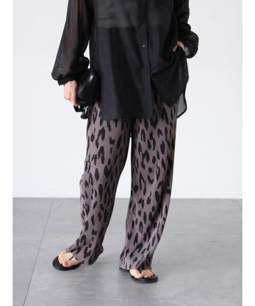 【セルフカット】柄アソートプリーツパンツ