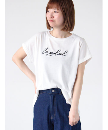 フロント刺繍Tシャツ