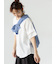 プレーティング袖タックTシャツ