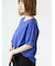 プレーティング袖タックTシャツ