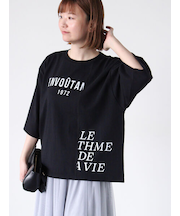 リメイク風プリントTシャツ