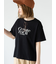 メガネ刺繍プリントTシャツ