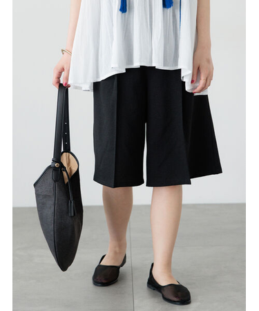 麻調タックハーフパンツ《2025summer catalog item》