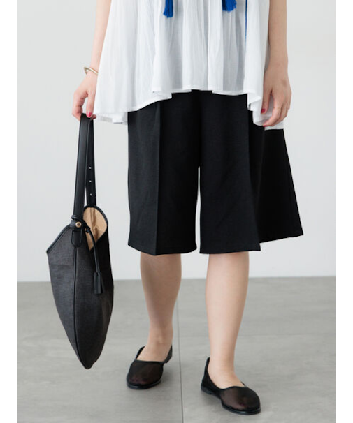 麻調タックハーフパンツ《2025summer catalog item》