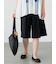 麻調タックハーフパンツ《2025summer catalog item》