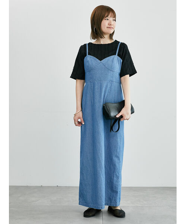 デニムキャミソールワンピース《2025summer catalog item》