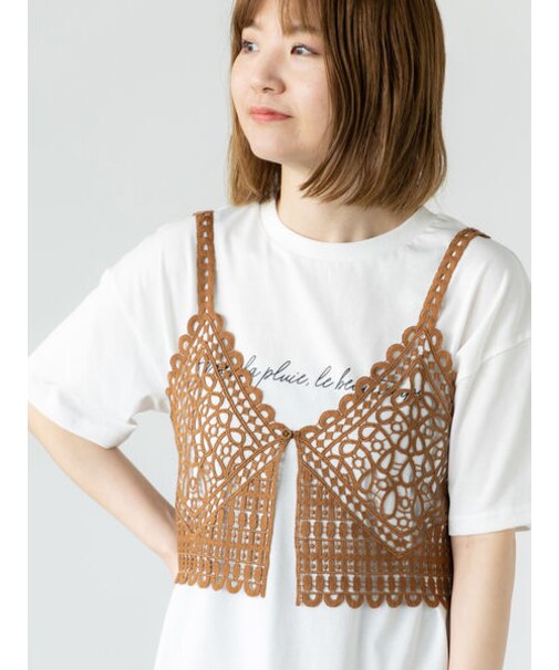 レースキャミソールビスチェ《2025summer catalog item》