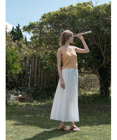 シアータックプリーツスカート《2025summer catalog item》