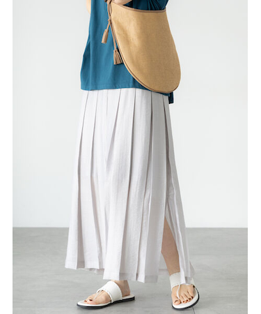 シアータックプリーツスカート《2025summer catalog item》