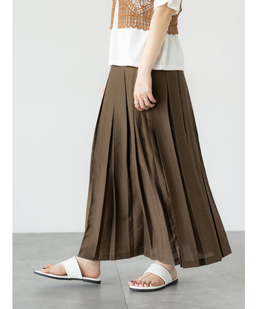 シアータックプリーツスカート《2025summer catalog item》