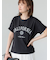 【接触冷感】カレッジ風ロゴTシャツ